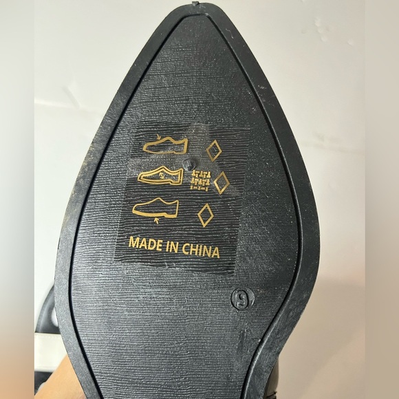 SHEIN Women’s Black & White Western Cowboy Boots Size 9 - BNWT - Picture 10 of 16